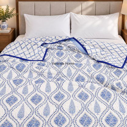 Hand block print quilts