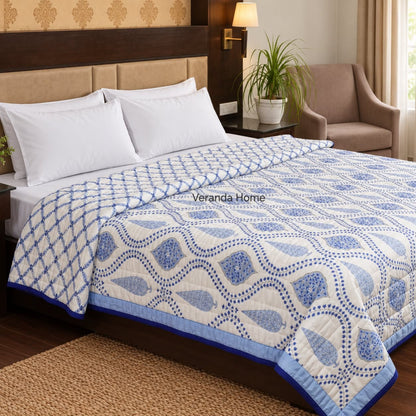 Hand block print quilts