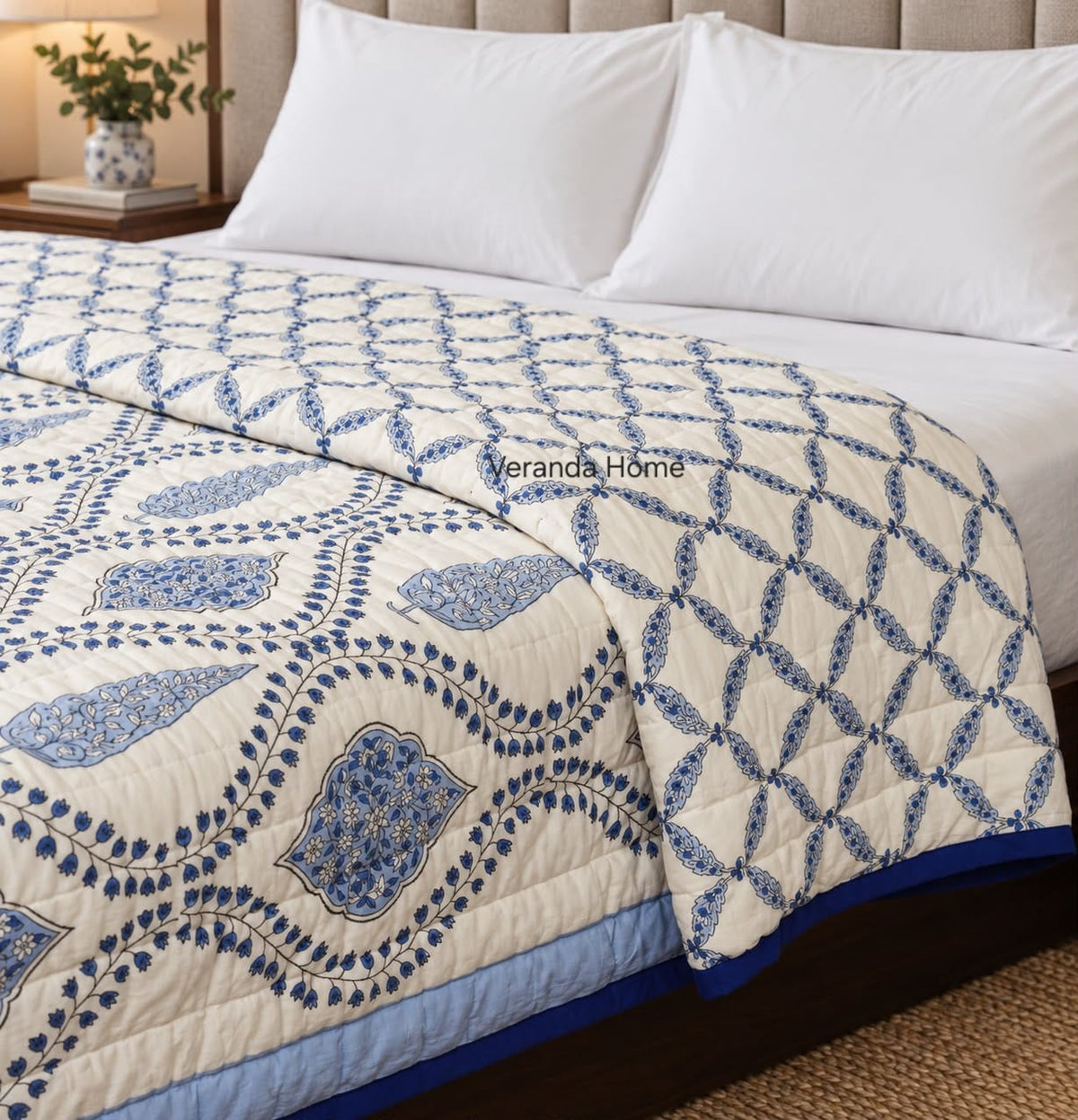 Hand block print quilts