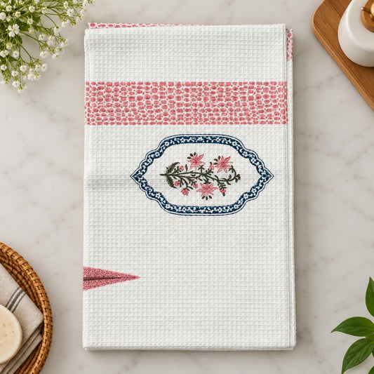 Jaipur Blossom Waffle Towel