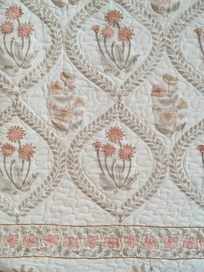 Padma Garden Quilted Bedcover