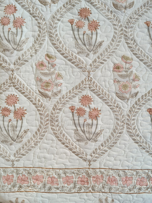 Padma Garden Quilted Bedcover