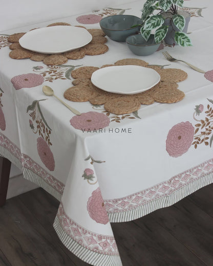 Rosa print table cover