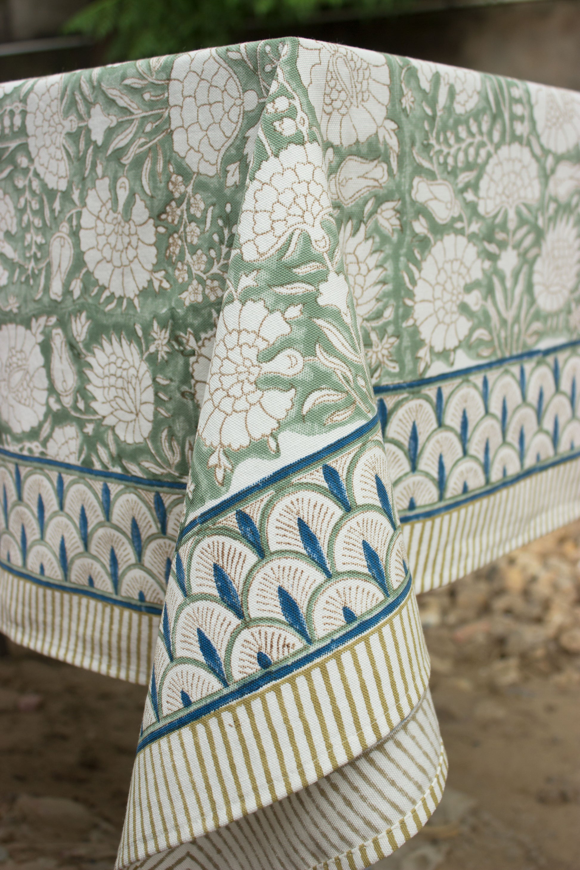Block Printed Table Cloth